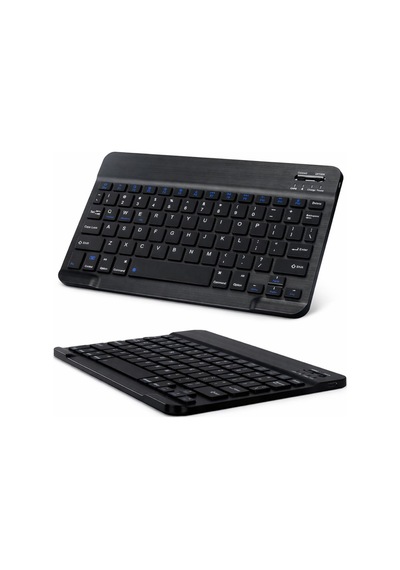 Bluetooth Klavye, Taşınabilir Mini Klavye, Windows, Android, iOS, Tablet Ve Tv Uyumlu Bluetooth Klavye, Ergonomik İnce Tuş Tasarımı, Dayanıklı Ve Uzun Pil Ömrü, Pratik Yapı, 78 Adet Tuş