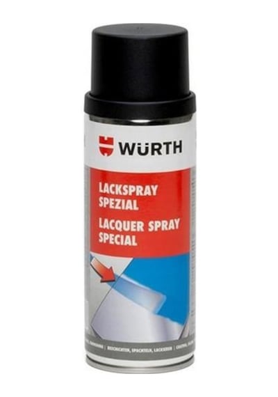 Würth 650 Derecec Isıya Dayanıklı Mat Siyah Boya 400 ML.