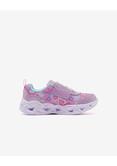Skechers Heart Lıghts Boogıe Land Küçük Kız Çocuk Mor Işıklı Spor Ayakkabı 303258n Lvmt Mor