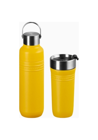 Le Creuset On The Go Termos Seti Şişe Ve Bardak Sarı