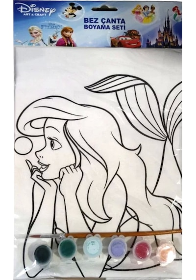 Ponart Ariel Baskılı Çanta 35x42cm Twd-b105 The Walt Disney