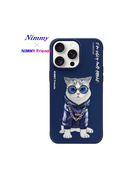 İphone 13 Pro Max Kılıf 3d Tarz Kedi Figürlü Şehirli çok renkli