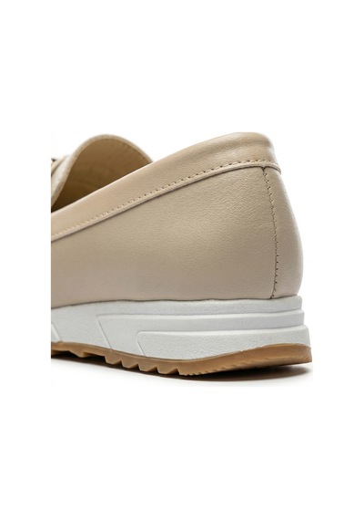 Giamgia Store Kadın Bej Ortopedik Loafer Günlük Loafer Ayakkabı-2334