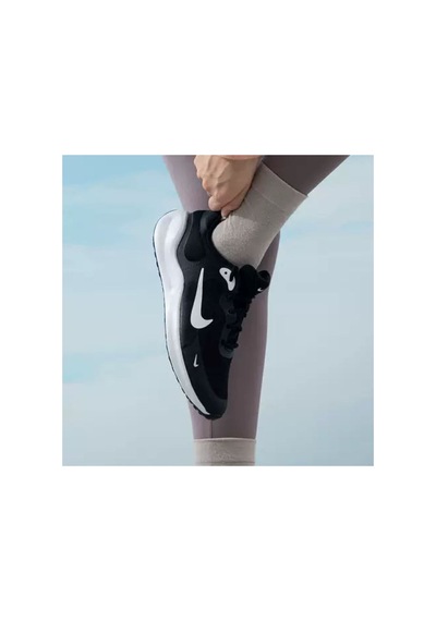 Nike Fb7689-003 Revolutıon 7 Gs Unisex Yürüyüş Koşu Ayakkabısı SİYAH-BEYAZ