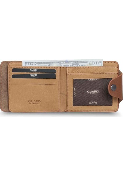 Guard Taba Hakiki Deri Patlı Yatay Model Spor Erkek Cüzdan // Grd260225wt843 Diğer
