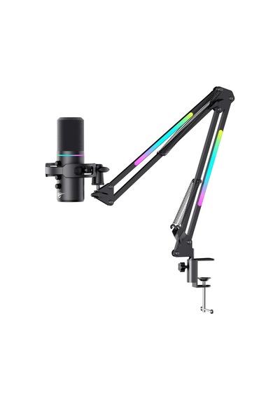 Gamenote Gk60 Pro Rgb Profesyonel Oyuncu Ve Yayıncı Mikrofonu - Rgb Standlı Usb Mikrofon