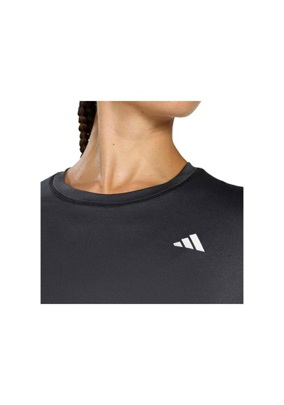 Adidas Workout Essentials Kadın Siyah Yuvarlak Yaka Tişört Siyah