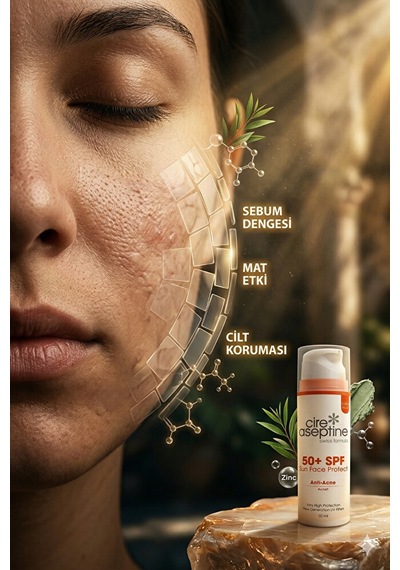 Günes Koruyucu Anti -acne Yüz Kremi Spf 50+ Sun Face Protect 50 Ml