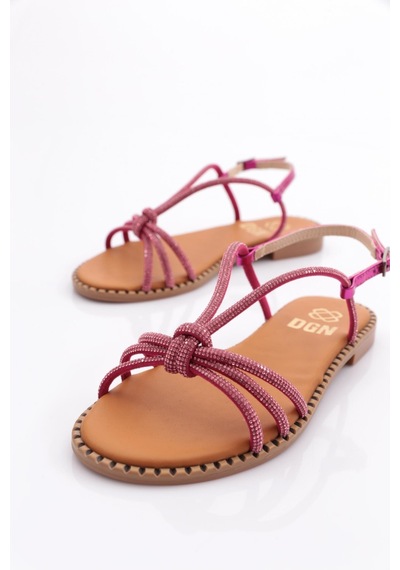 Dgn 0300 Kadin Sandalet 0300-2297-R0507 Fuşya