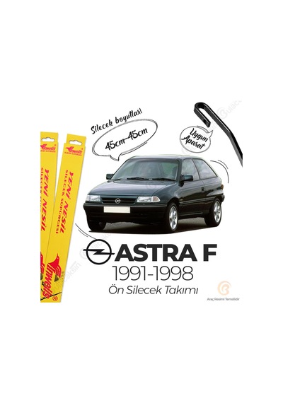 Opel Astra F Muz Silecek Takımı 1991-1998 İnwells