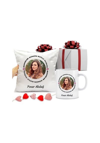 Nilhediye Anneler Günü Kutlu Olsun Fotoğraflı Hediye Seti - 487176049