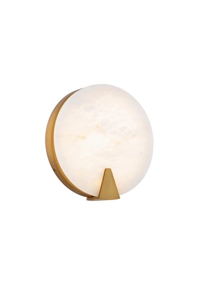 Luna Doğal Mermer Duvar Aplik 15 Cm Ra-aplk-3546-52-04 Eskitme