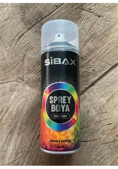 Sibax Mat Beyaz Üstün Kalite Tampon Boyası Sprey Boya Mat Beyaz 400ml