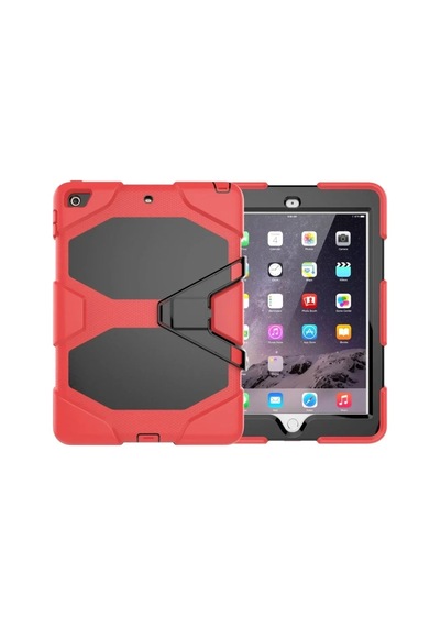 Mey İthalat Apple iPad 5 Air 9.7 Kılıf Griffin Tablet Kapak - Kırmızı Tablet Kılıfı