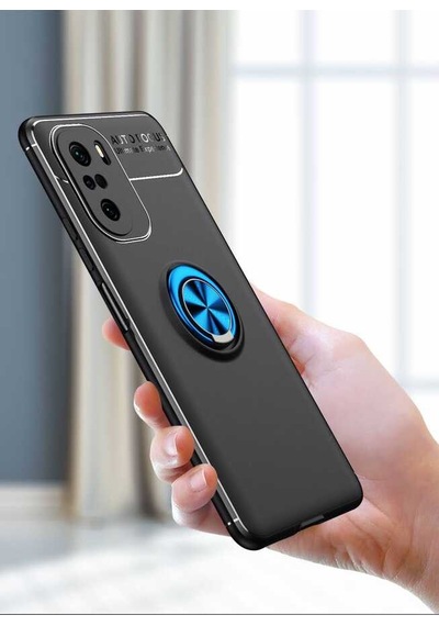 Xiaomi Mi 11i Kılıf Zore Ravel Silikon Kapak Siyah-Kırmızı