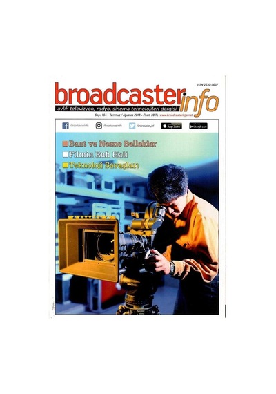 Broadcasterinfo:aylık Televizyon,radyo,sinema Teknolojileri Dergisi-bant Ve Nesne Bellekler Sayı:164-temmuz/ağustos 2018 Retro Koleksiyon Eski Baskı