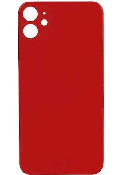 Apple Uyumlu iPhone 11 Arka Pil Kapağı Kırmızı