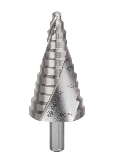 Professional Kademeli Matkap Hss 3 Yüzeyli Şaftlı Ø 6 37 Mm