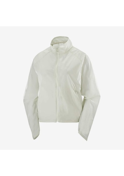 Salomon Shkout Fly Kadın Krem Koşu Yağmurluk Lc2417200