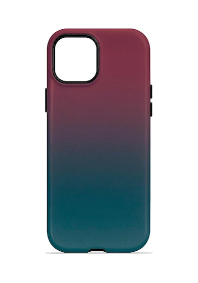 Velvoria Valestra Teal Plum Gradient Apple iPhone Uyumlu 15 Darbe Korumalı Kılıf Valestra Select - Teal Plum Gradient