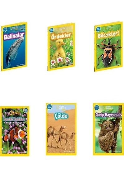 National Geographic Kids Okul Öncesi Serisi Seti - 6 Kitap Takım - Melissa Stewart - Beta Kids