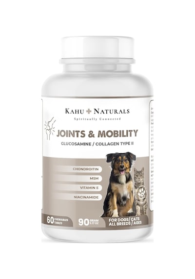 Kahu Naturals Joints&mobility, Glukozamin, Kondritin, Kolajen, Kedi Ve Köpek, 60 Tablet