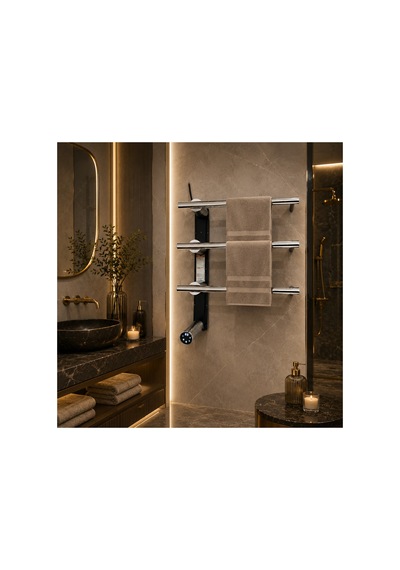Elektrikli Havlupan 50x48xh100 Cm 60 Watt 65 C Krom