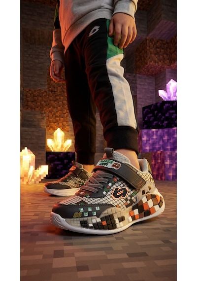 Nstil Günlük Unisex Çocuk Spor Ayakkabı Sneaker Cırtlı Rahat Hafif Konforlu Dayanıklı 02-03 Füme