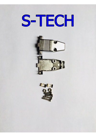 S-Tech 9 D-Sub Metal Kapak 1 Paket 10'Lu