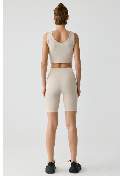 Urban Beat Nayla Kadın Tank Top Sportswear Taş Rengi Büstiyer Taş