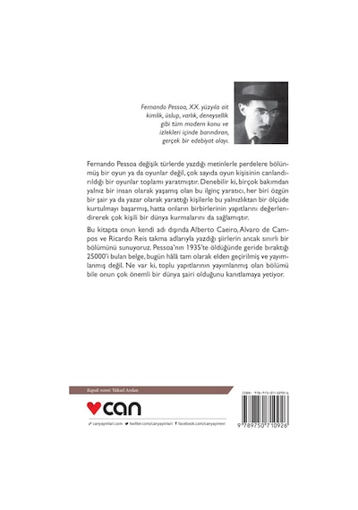 Uzaklıklar Eski Denizler - Fernando Pessoa - Can Yayınları