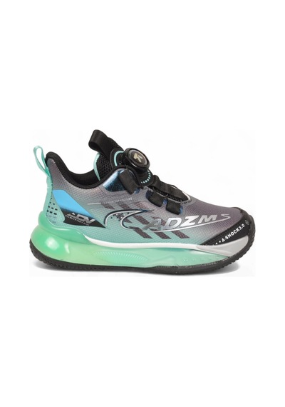 Marcokids Akıllı Bağcıklı Hafif Rahat Yeşil Unisex Çocuk Spor Ayakkabı Sneaker Play P