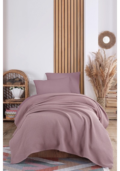 Eponj Home Ecocel Pike Örtü Junior 140x230cm Karde Mürdüm Mürdüm