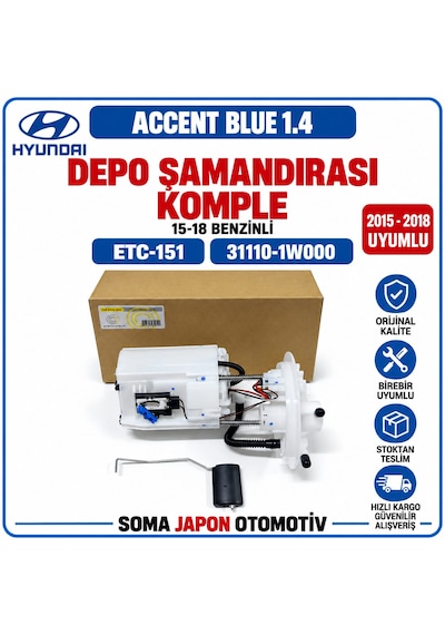 Accent Blue 1.4 15-18 Benzinli Depo Şamandırası Komple 31110-1w000 Etc-151