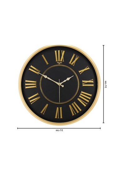 51 Cm Sessiz Mekanizma Duvar Saati - Modern Tasarım 0240-keçe-şekilli-48cm
