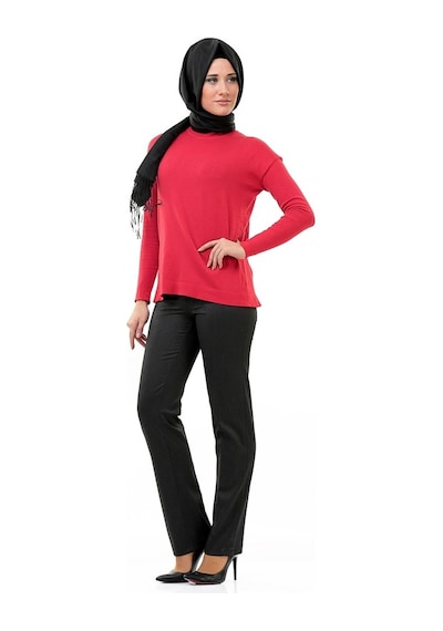 Soralline Kadın Klasik Pantalon 1641 Antrasit Antrasit