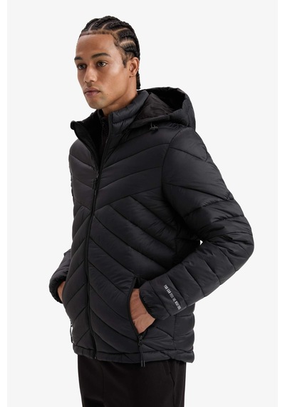 Defacto Su İtici Rüzgar Geçirmez Slim Fit Mont A3034AX23AU Siyah