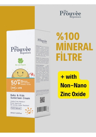 The Prouvee Reponses 50 Spf Bebek Çocuk Güneş Kremi 100ml
