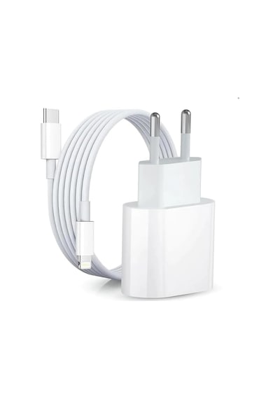 İphone 11/12/13/14 Pro Ve Pro Max İle Uyumlu 20w Gerçek Güç Pd Qc 4.0 Destekli Hızlı Şarj Adaptörü Ve Type-c To Lightning Kablo Seti