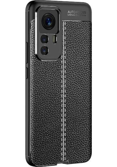 Zore Mi 12t Pro Kılıf Msra Niss Silikon Kapak - Siyah Siyah