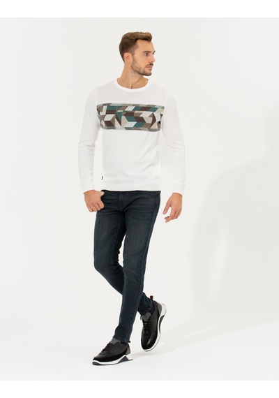 Pierre Cardin Erkek Ekru Triko Kazak 50261161-vr019 Ekru