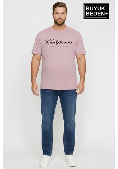 Superlife Süperlife Erkek Büyük Beden El Yazılı California Baskılı 3xl-6xl Bisiklet Yaka Tshırt Spr26tbs510-07 Lila Superlife Süperlife Erkek Büyük Beden El Yazılı California Baskılı 3xl-6xl Bisiklet Yaka Tshırt Spr26tbs510-07 Lila