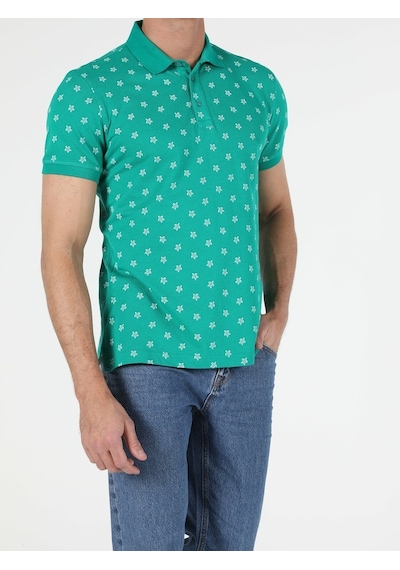 Colin's Erkek Kısa Kol Polo Tişört CL1052044_Q1.V1_GRN