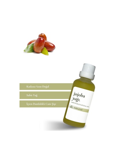 Sabunal Jojoba Yağı 50 ML - Cilt ve Saç Uyumlu Nemlendirici Bakım Yağı