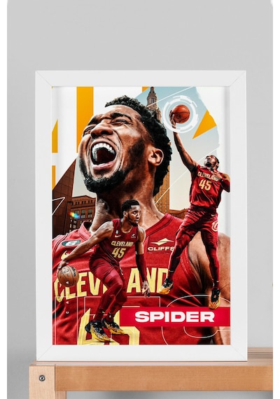 Donovan Mitchell Çerçeveli Tablo - Basketbol Nba Posteri Tablo