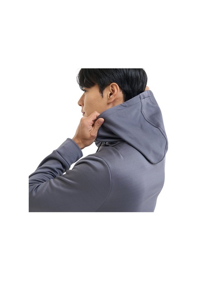 Under Armour Armour Fleece Erkek Gri Kapüşonlu Sweatshirt Gri