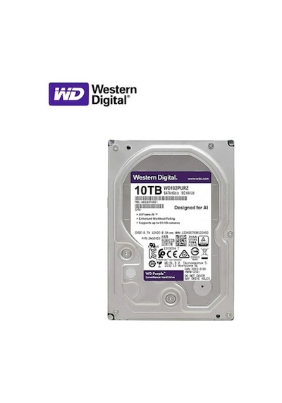 Western Digital Purple Wd102purz 3.5" 10 Tb 7200 Rpm Sata 3 Hdd Mor