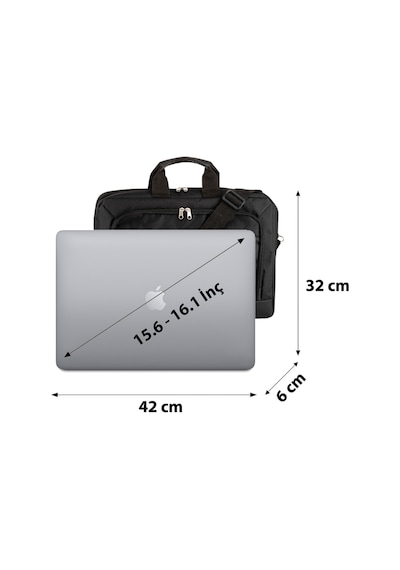 Beutel S683 15.6" - 16.1" Siyah Evrak Laptop Bilgisayar Çantası