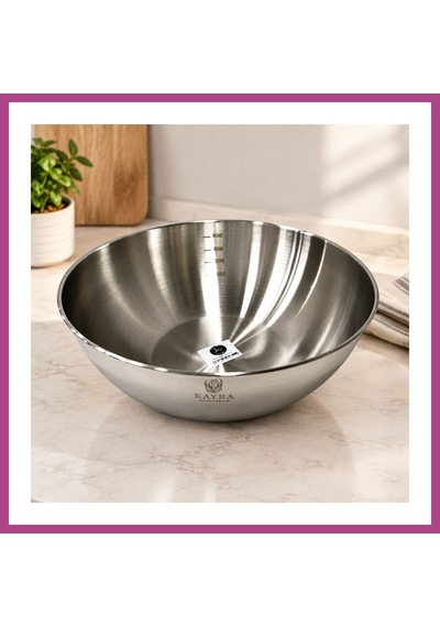 Gees Global Çelik Salata Ve Çırpma Kasesi 31 Cm Gbzs