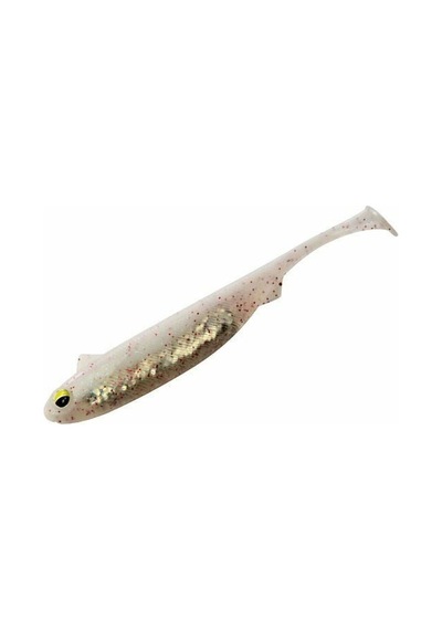 Magbite Snatch Bite Shad 4'' 05 Kinhara White